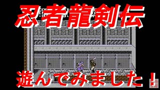 【忍者龍剣伝】気ままに遊んでみました【FC】