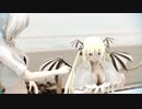 黒動[MMD]咲夜さんと怜悧ちゃんでエンゼルフィッシュ