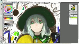 【音声無し】コミッションのこいしちゃんメイキング