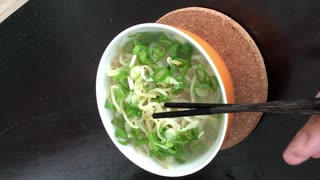 （作ってみた）やきそば麺で朝からラーメン（素人料理）