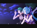 【MMDアイドル部】楽しみにしていた花火大会を見に行けなくなったヤマトイオリの為に「花火、見に行きましょう！特等席に案内しますよ」と連れ出して、花火がよく見える空へ出る神楽すず