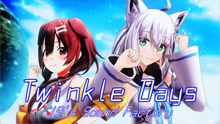 【MMD】白上フブキと戌神ころねで「Twinkle Days」【バーチャルYouTuber】