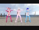【MMD】IAトリオでECHO【カメラ固定・字幕無】(1080p_60fps)