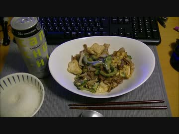 パンツマンのゴーヤチャンプル