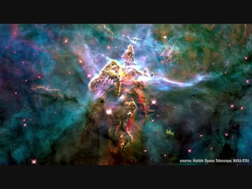 宇宙を感じるだけの動画