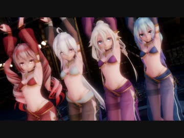 【MMD】BLACKPINK - Don't Know What To Do【テト ハク IA ミク】Arabian