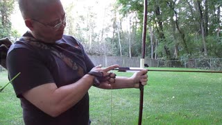 【番外編】和弓をアーチェリーグローブを使って射ってみた！！Backyard Archery