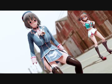 【MMD艦これ】イレヴンレイヴガール【高雄 摩耶】