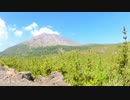 ある日の桜島（その１６０）＜「有村溶岩展望所」と「溶岩展望所」バス停付近から桜島＞