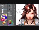 【CLIP STUDIO PAINT】FF9ガーネット【グリザイユ画法】