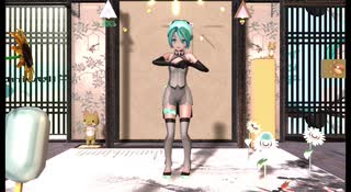 【MMDニッチ】初音ミクでねこみみスイッチを踊ってみた