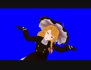 変なポーズで煽るRIくんBB