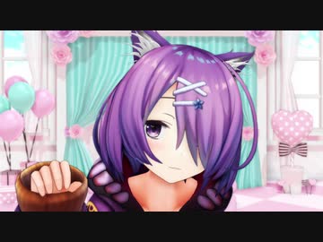 猫耳を生やすあずきち