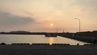 地元の夕日が綺麗すぎる