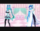 【MMD】カルも式ミク・KAITOでハッピーシンセサイザ【踊ってもらった】