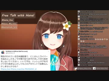 日本の先輩たちのものまねをするにじさんじid所属Hana Macchiaちゃん