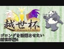 【ポケモンUSM】ゴロンダを活躍させたい 越世杯予選4 VS 白峰宇宙さん