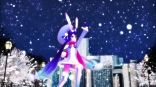 【VOICEROID】音街ウナで好き！雪！本気マジック【MMD】