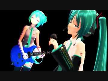 【MMD】【MMD杯ZERO2予告動画】「glow」　ギターパートA　できたら追加配布予定