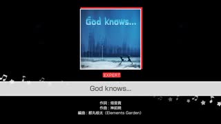 バンドリ【God knows...】システム音なし