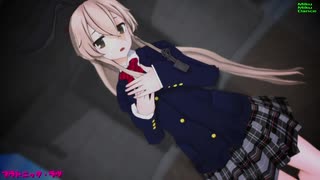 【MMD】島風をJKにしてみた【制服改変モデル】