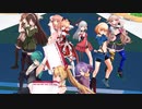 【One・Two・Three】アイドル部でアイドル曲踊ってもらった【MMD】