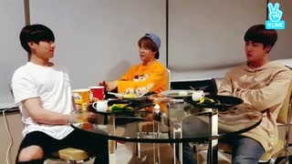 【BTS_VLIVE】EAT Jin + JM,JK  2/2【日本語字幕】