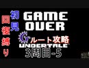 【Undertale】Gルート初見、回復縛り攻略 3周目-5【アンダーテール】37