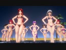 【MMD】パッチェさんたちが水着でカラーガード！