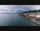 4K_UHD_Drone_Bellingham_Washington_Levee_Pan_Ocean　宗村港