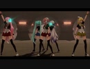 MMD・ミク、ルカ、リン、ハク、テト、一騎当千