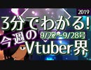 【9/22~9/28】3分でわかる！今週のVTuber界【佐藤ホームズの調査レポート】