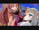 【アイドル部MMD】めめめとメリミルが仲良く戦闘訓練