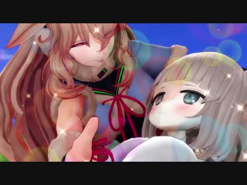 【アイドル部MMD】めめめとメリミルが仲良く戦闘訓練
