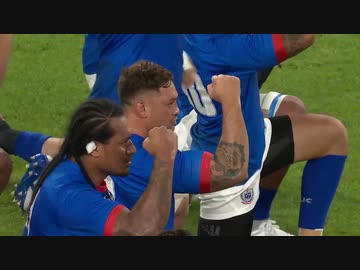 【ラグビーワールドカップ2019】サモア代表　ウォークライ　シヴァタウ　対スコットランド