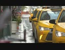 Close Up of Wet Taxis in New York　大坪律己