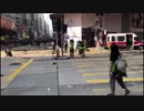 【香港】警察がデモ隊に向け実弾を発砲、1人が重体【閲覧注意】