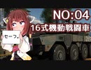 [WarThunder陸]東北きりたんの日本戦車どうでしょう？04（VOICEROID+CeVIO実況）