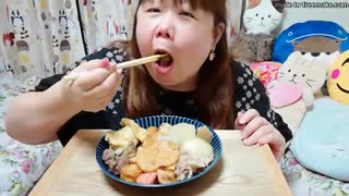 【ニートデブ】晩御飯におでんを作って食べる！□