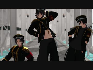 【ヒプマイMMD】軍服でSTEP【Buster_Bros!!!】
