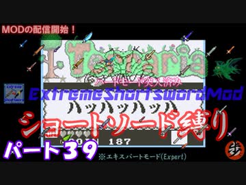 [Terraria+MOD]　ショートソード縛りEX パート３９　[ゆっくり実況]