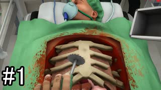 【実況】人を治すお勉強【Surgeon Simulator】part1