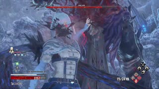 CODE VEIN 深層「沈黙の雪渓」雪ゴリラx2