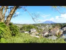ある日の桜島（その１６７）＜魚類市場近くの船だまりから・緑ヶ丘町の一角から＞