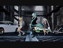 【MMD】つみ式ミク＆リン＆あかりでWave