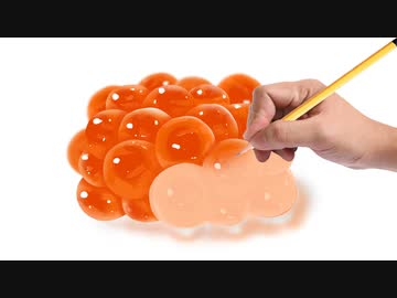 描いてみたシリーズ「イクラ」「ごはんリベンジ」「イクラごはん」