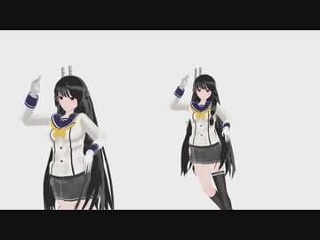 【MMD艦これ】磯風乙改　エレクト　【モデル配布あり】