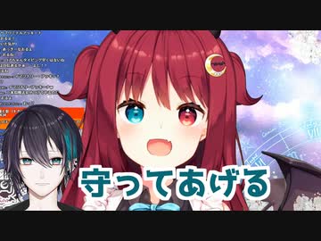 雪山人狼で夢月ロアが黛灰に助けてもらう話