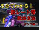 【オーバーウォッチ】５分でわかる！低レート帯＆初心者向け解説動画～タンク編～【Overwatch】