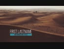 Simple Clean Lower Third Intro 4K After Effects Template　中野陽平